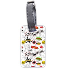 Pattern Seamless Texture Cartoon Luggage Tag (one Side) by Perong