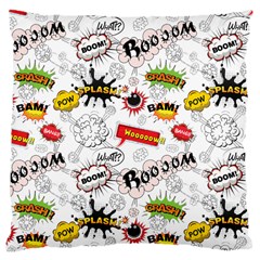 Pattern Seamless Texture Cartoon Large Cushion Case (one Side) by Perong