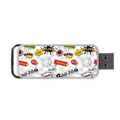 Pattern Seamless Texture Cartoon Portable Usb Flash (one Side) by Perong