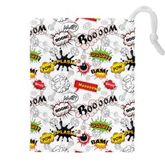 Pattern Seamless Texture Cartoon Drawstring Pouch (5xl) by Perong