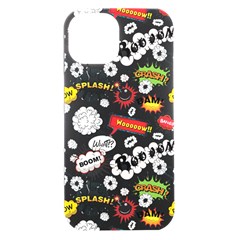 Pattern Seamless Texture Cartoon Iphone 15 Plus Black Uv Print Pc Hardshell Case by Perong