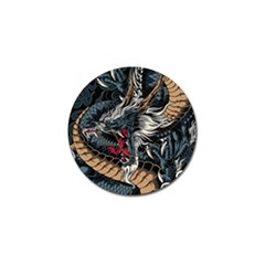 Dragon Snake Legend Japanese Mythology Golf Ball Marker (10 Pack) by Perong