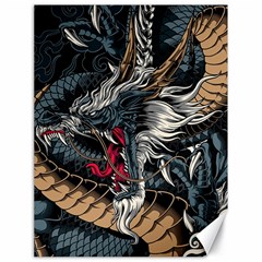 Dragon Snake Legend Japanese Mythology Canvas 18  X 24  by Perong