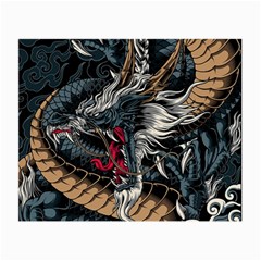 Dragon Snake Legend Japanese Mythology Small Glasses Cloth (2 Sides) by Perong