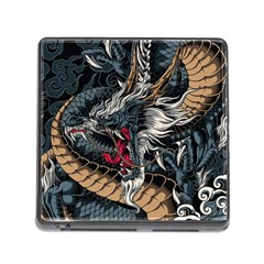 Dragon Snake Legend Japanese Mythology Memory Card Reader (square 5 Slot) by Perong