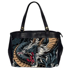 Dragon Snake Legend Japanese Mythology Oversize Office Handbag (2 Sides) by Perong