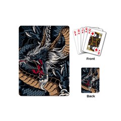 Dragon Snake Legend Japanese Mythology Playing Cards Single Design (mini)