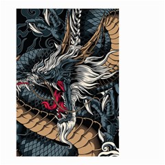 Dragon Snake Legend Japanese Mythology Small Garden Flag (two Sides) by Perong