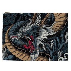 Dragon Snake Legend Japanese Mythology Cosmetic Bag (xxl) by Perong