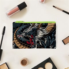 Dragon Snake Legend Japanese Mythology Cosmetic Bag (xs) by Perong