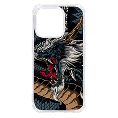 Dragon Snake Legend Japanese Mythology Iphone 14 Pro Tpu Uv Print Case by Perong