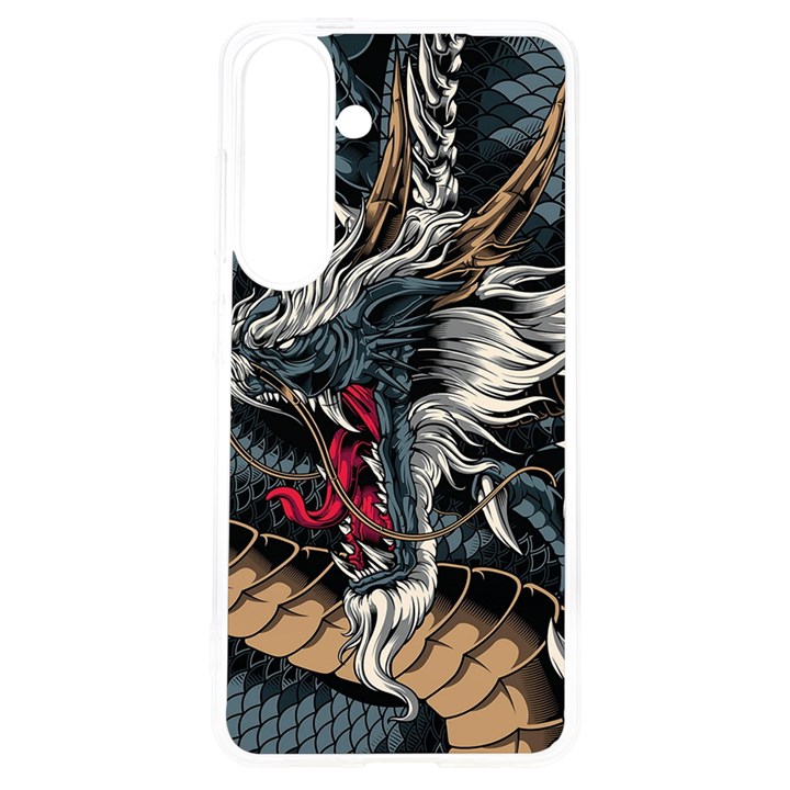 Dragon Snake Legend Japanese Mythology Samsung Galaxy S24 6.2 Inch TPU UV Case