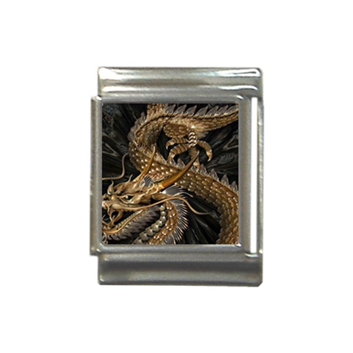 Japanese Dragon Pentagram Italian Charm (13mm)