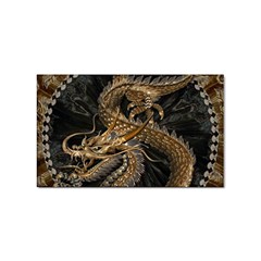 Japanese Dragon Pentagram Sticker (rectangular) by Perong