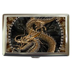 Japanese Dragon Pentagram Cigarette Money Case by Perong