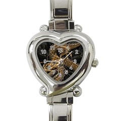 Japanese Dragon Pentagram Heart Italian Charm Watch by Perong