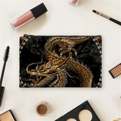 Japanese Dragon Pentagram Cosmetic Bag (medium) by Perong