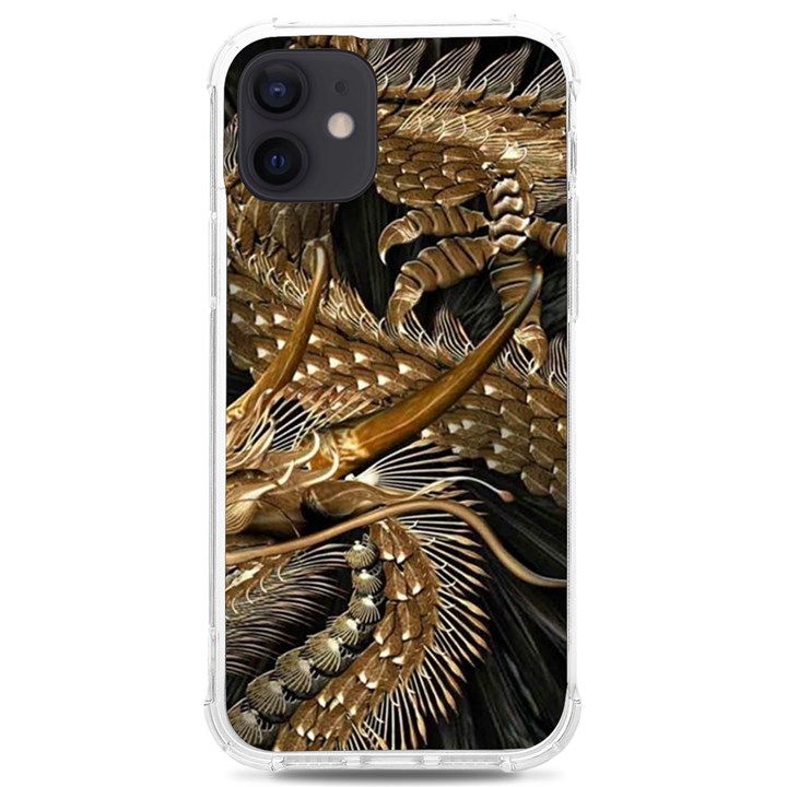 Japanese Dragon Pentagram iPhone 12/12 Pro TPU UV Print Case