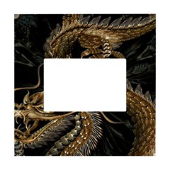 Japanese Dragon Pentagram White Box Photo Frame 4  X 6  by Perong