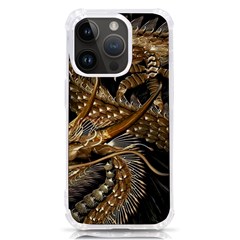 Japanese Dragon Pentagram Iphone 14 Pro Tpu Uv Print Case by Perong