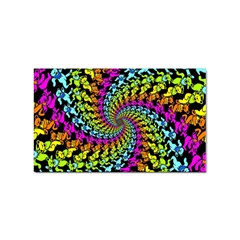 3d Grateful Dead 90 s Neon Dancing Bears Sticker (rectangular)