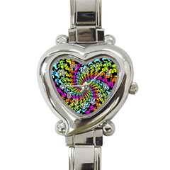 3d Grateful Dead 90 s Neon Dancing Bears Heart Italian Charm Watch by Perong