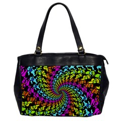 3d Grateful Dead 90 s Neon Dancing Bears Oversize Office Handbag by Perong