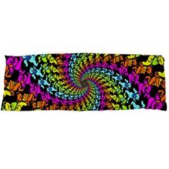 3d Grateful Dead 90 s Neon Dancing Bears Body Pillow Case Dakimakura (two Sides) by Perong