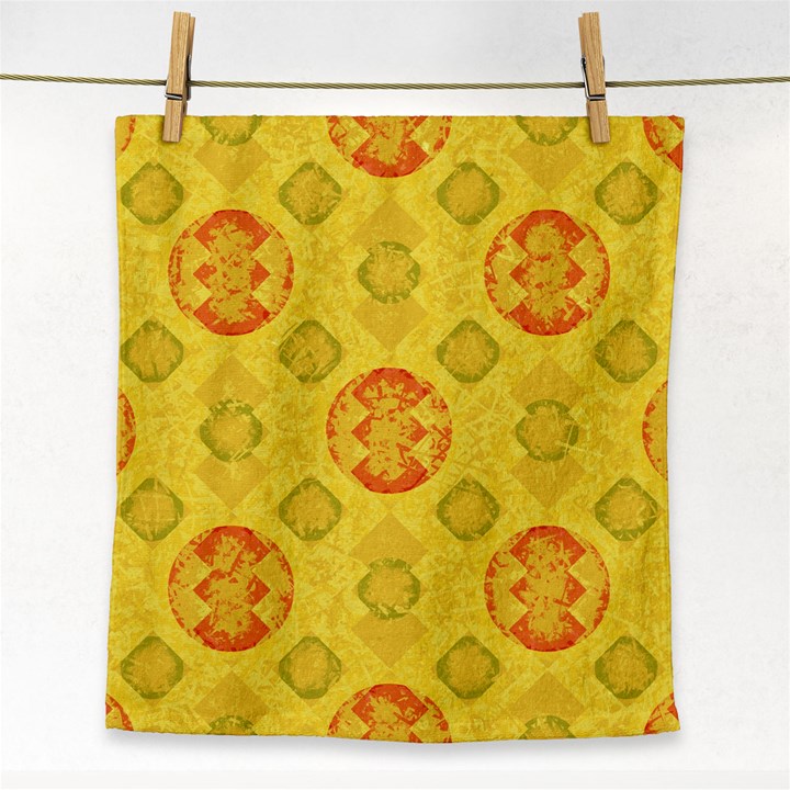 Art Pattern Design Background Face Towel