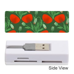 Poppy Fierce Wolf Poppies Bud Memory Card Reader (stick) by Perong