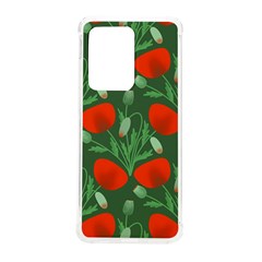 Poppy Fierce Wolf Poppies Bud Samsung Galaxy S20 Ultra 6 9 Inch Tpu Uv Case by Perong