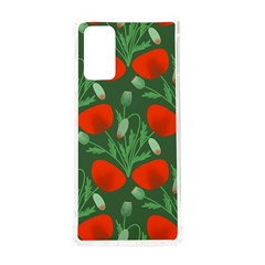 Poppy Fierce Wolf Poppies Bud Samsung Galaxy Note 20 Tpu Uv Case by Perong