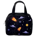 Cosmos Rocket Spaceship Ufo Classic Handbag (One Side) Front