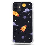 Cosmos Rocket Spaceship Ufo iPhone 12 mini TPU UV Print Case	 Front