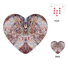 Stitches Blend Playing Cards Single Design (heart)