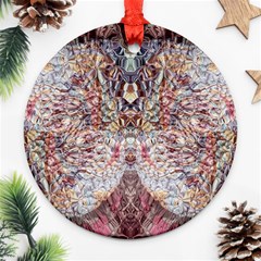 Stitches Blend Round Ornament (two Sides)