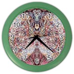 Stitches Blend Color Wall Clock Front