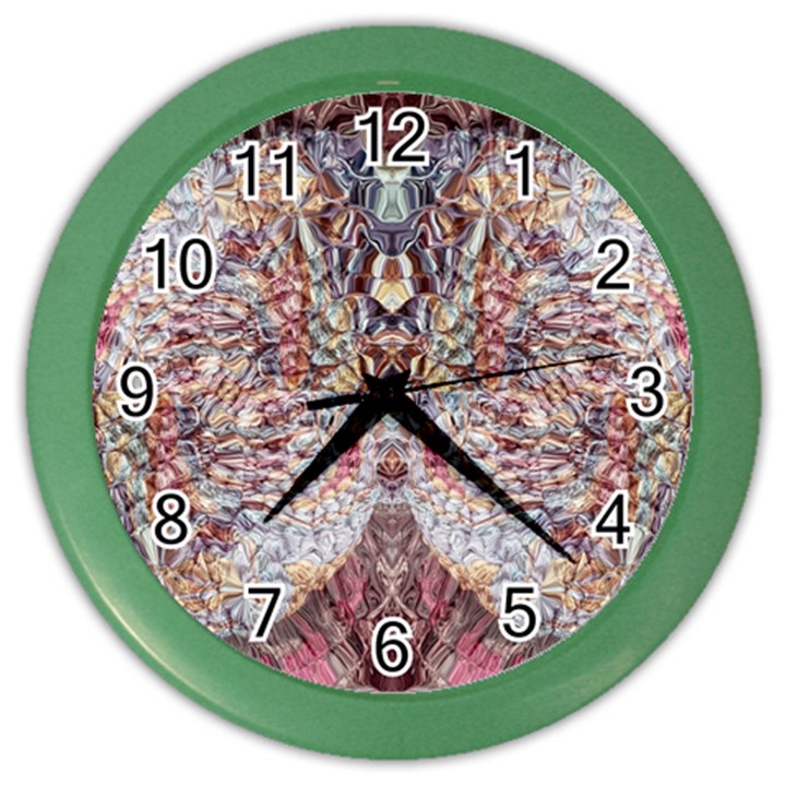 Stitches Blend Color Wall Clock