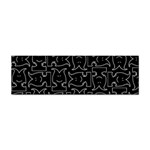 Enigmatic Demon Black and White Pattern Sticker (Bumper) Front