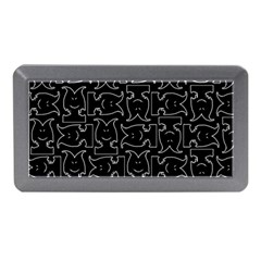 Enigmatic Demon Black And White Pattern Memory Card Reader (mini) by dflcprintsclothing