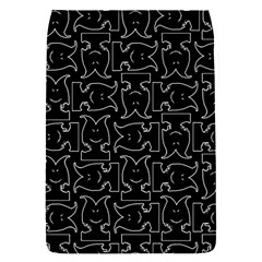 Enigmatic Demon Black And White Pattern Removable Flap Cover (s) by dflcprintsclothing