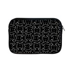 Enigmatic Demon Black and White Pattern Apple iPad Mini Zipper Cases Front