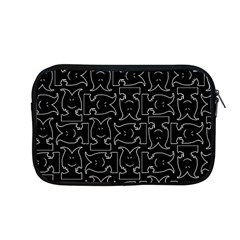 Enigmatic Demon Black And White Pattern Apple Macbook Pro 13  Zipper Case