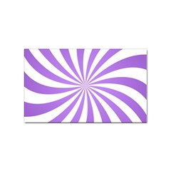 Spiral Vortex Rays Lavender Swirl Purple Sticker Rectangular (10 Pack) by Salmanaz77