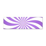 Spiral Vortex Rays Lavender Swirl Purple Sticker Bumper (10 pack) Front