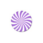 Spiral Vortex Rays Lavender Swirl Purple Golf Ball Marker (10 pack) Front