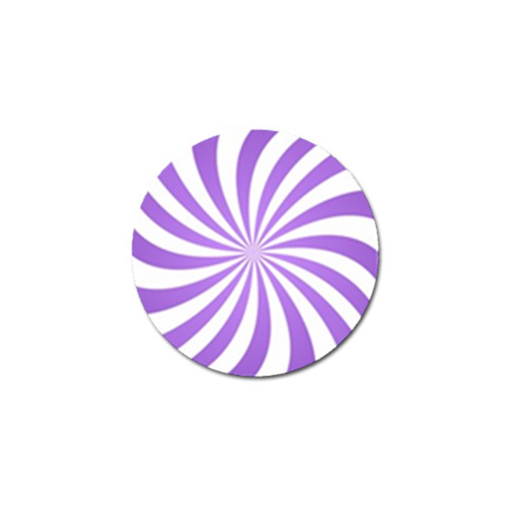 Spiral Vortex Rays Lavender Swirl Purple Golf Ball Marker (10 pack)