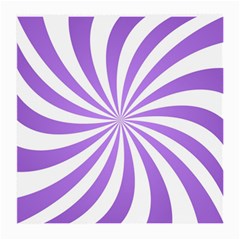 Spiral Vortex Rays Lavender Swirl Purple Medium Glasses Cloth by Salmanaz77