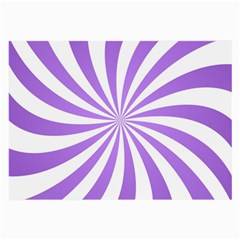 Spiral Vortex Rays Lavender Swirl Purple Large Glasses Cloth by Salmanaz77