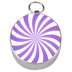 Spiral Vortex Rays Lavender Swirl Purple Silver Compasses by Salmanaz77